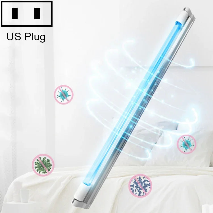 Lampe de Désinfection UV Quartz à Ozone Portable 110V 8W, Stérilisation Anti-virus UVC, 110V 8W Ozone