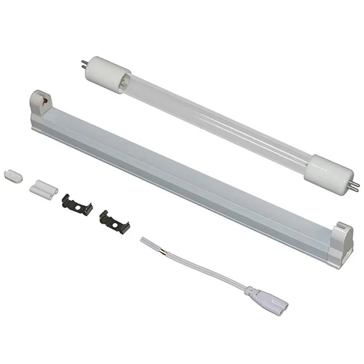 Lampe de Désinfection UV Quartz à Ozone Portable 110V 8W, Stérilisation Anti-virus UVC, 110V 8W Ozone