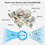 Lampe de Désinfection UV Quartz à Ozone Portable 110V 8W, Stérilisation Anti-virus UVC, 110V 8W Ozone