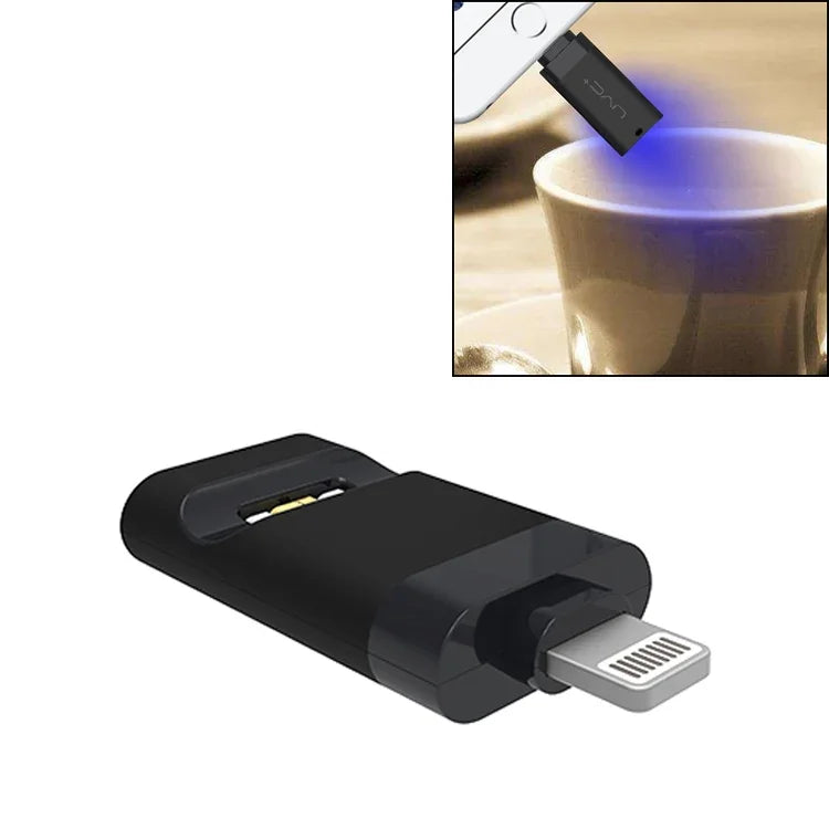 Désinfectant UV ultra portable pour smartphone à 8 broches, lumière germicide 8 broches