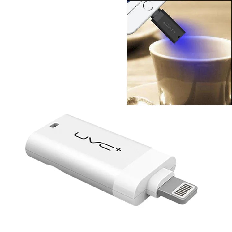 Désinfectant UV ultra portable pour smartphone à 8 broches, lumière germicide 8 broches