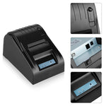 POS-5890T Imprimante Thermique Portable 90mm / sec, Compatible Commande ESC/POS, POS-5890T/Noir
