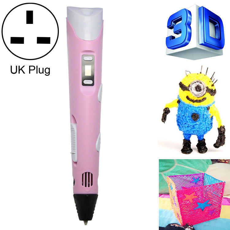 Stylo d'impression 3D portable, prise UK, prise UK