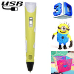 Stylo d'impression 3D portable, prise USB, prise USB