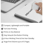 MBrush01 Imprimante Mini Portable Colorée 1200 DPI