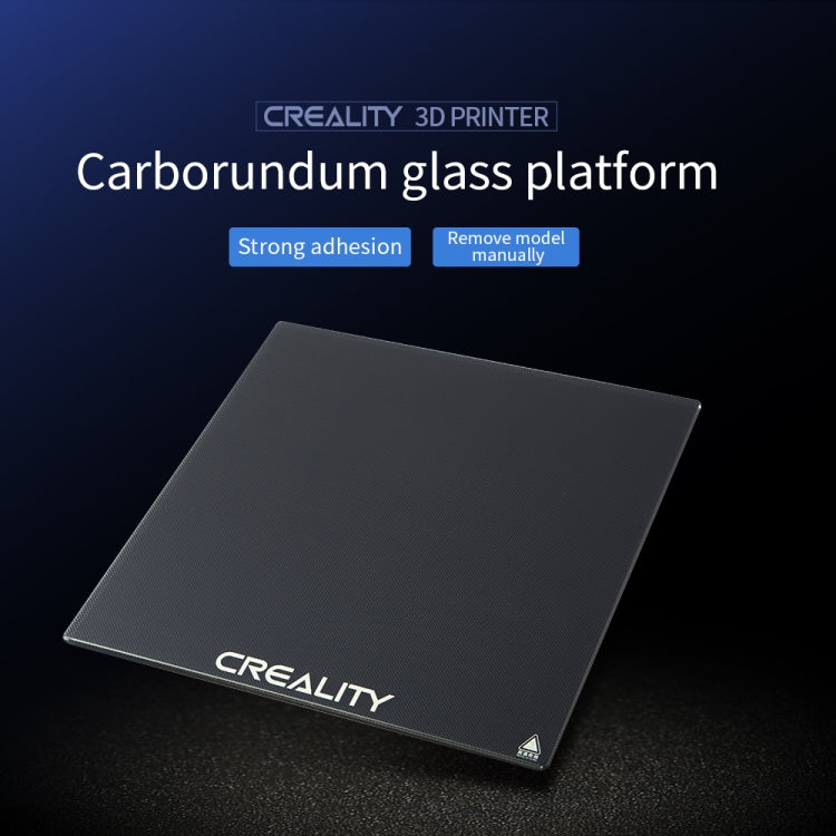 Plateau en verre Carborundum chauffant Creality pour lit d'impression Ender-3, pièce pour imprimante 3D
