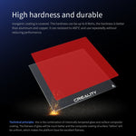 Plateau en verre Carborundum chauffant Creality pour lit d'impression Ender-3, pièce pour imprimante 3D