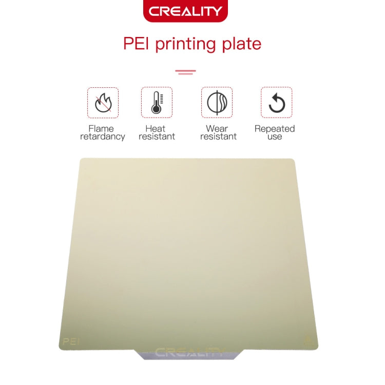 Plaque d'impression PEI double face en acier à ressort PEI avec base magnétique Creality pour Ender-3, pièce pour imprimante 3D