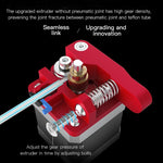 Kit extrudeuse Bowden bloc rouge tout métal Creality pour Ender-3 / Ender-3 Pro / Ender-3 V2 / CR-10 Pro V2 imprimante 3D