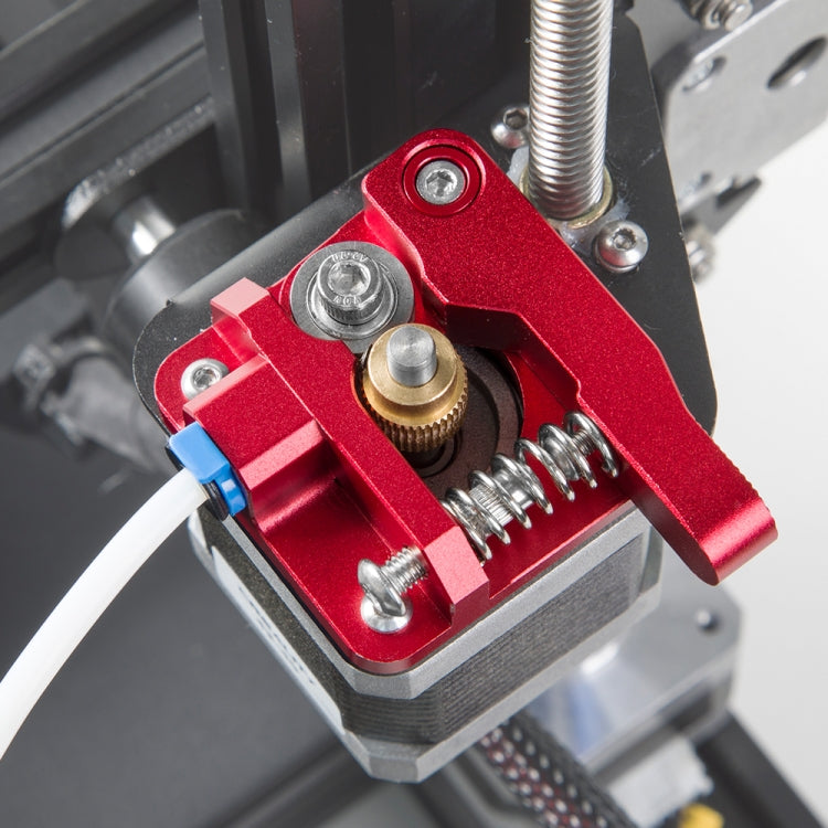 Kit extrudeuse Bowden bloc rouge tout métal Creality pour Ender-3 / Ender-3 Pro / Ender-3 V2 / CR-10 Pro V2 imprimante 3D