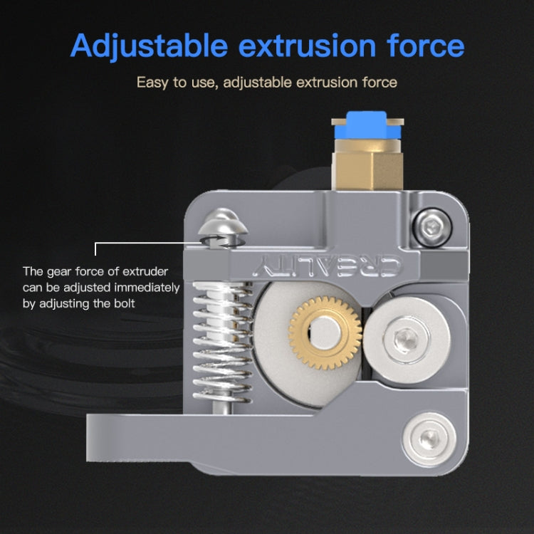 Kit extrudeuse Bowden tout métal argenté Creality pour imprimante 3D Ender-3 / Ender-3 Pro / Ender-3 V2 / CR-10 Pro V2
