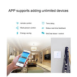 Interrupteur mural tactile Sonoff 86 mm 1 gang en verre trempé, interrupteur tactile lumière maison intelligente, compatible Alexa et Google Home, AC 90V-250V 400W 2A, 86 mm