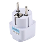 Adaptateur de voyage portable universel prise UK vers prise EU avec fusible