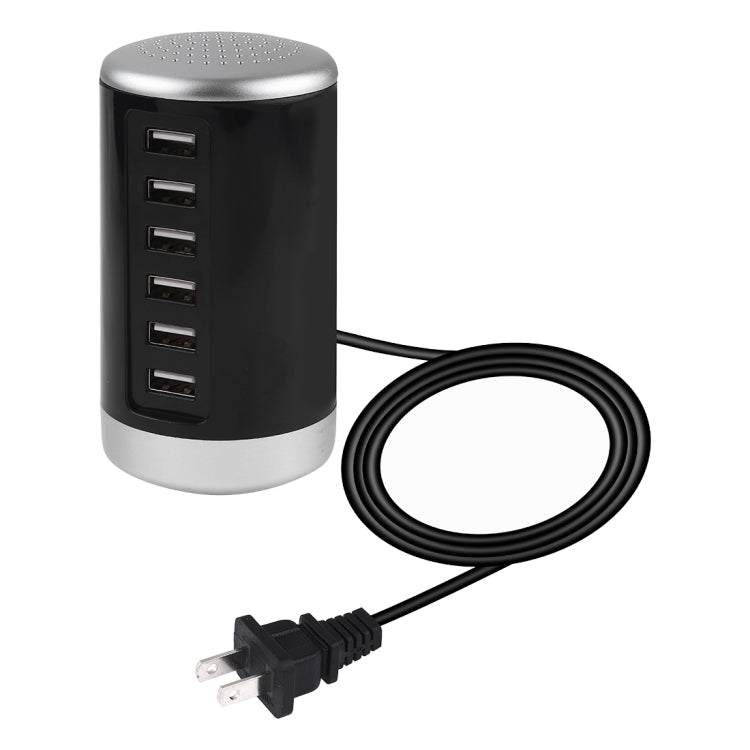 Chargeur XLD4 30W 6 ports USB Adaptateur secteur CA 100-240 V, prise US