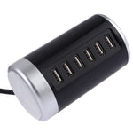 Chargeur XLD4 30W 6 ports USB Adaptateur secteur CA 100-240 V, prise US
