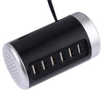 Chargeur XLD4 30W 6 ports USB Adaptateur secteur CA 100-240 V, prise US