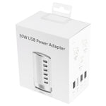 Chargeur XLD4 30W 6 ports USB Adaptateur secteur CA 100-240 V, prise US