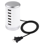 Chargeur XLD4 30W 6 ports USB Adaptateur secteur CA 100-240 V, prise US