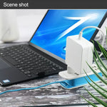 Adaptateur secteur 85W Chargeur portable avec câble de charge 1,8m, prise UE