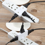 Multiprise mini fine 1 vers 3 avec rotation à 180 degrés 15A, prise US, AC 110-220V