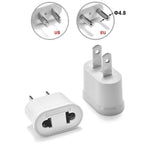 Adaptateur prise secteur universel voyage US & EU vers US, AC 250V