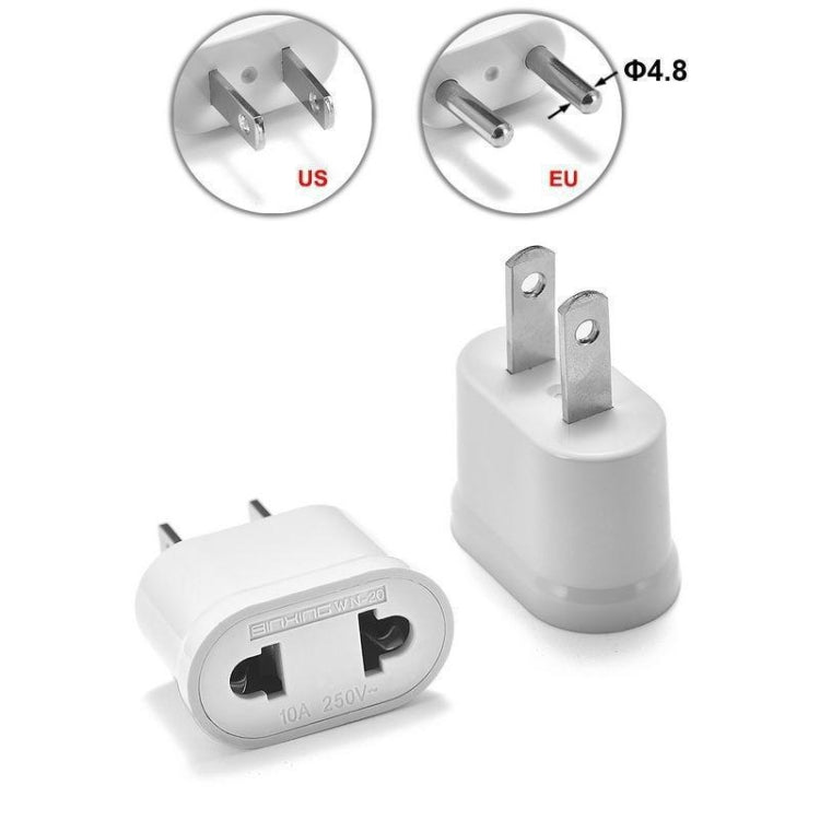 Adaptateur prise secteur universel voyage US & EU vers US, AC 250V