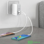 Chargeur de voyage rapide pliable LDNIO A4403C 30W PD + Auto-id avec câble 8 broches de 1 m, prise AU, avec câble 8 broches, 30W avec câble 8 broches