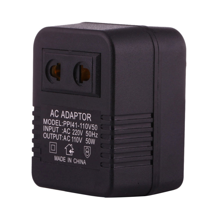 Adaptateur prise secteur 220V vers 110V 50W, prise EU/US vers prise US, 220V vers 110V 50W