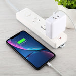 Chargeur rapide USB multifonction portable avec broche pliable à 90 degrés PD65W-A6 PD 65W, prise US