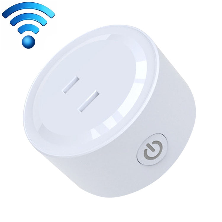 Prise WiFi mini ronde 10A avec minuterie télécommande APP, compatible Alexa & Google Home, AC 100-240V, prise JP / US