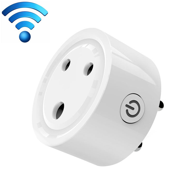 Prise WiFi mini intelligente 10A petite prise Afrique du Sud / Inde avec minuterie télécommande, adaptateur électrique avec Alexa