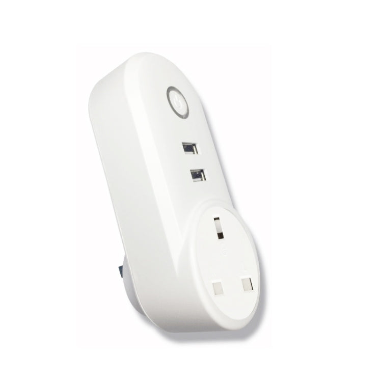 SA-002 prise secteur intelligente WiFi avec 2 ports USB + 1 prise EU, compatible Alexa et Google Home, AC 110V-230V, prise EU, prise UK, prise US