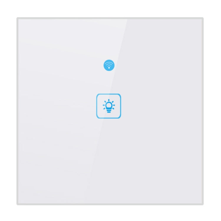 WS-EU-01 Interrupteur mural intelligent EWeLink avec commande tactile et panneau en verre trempé 2A, 1 Gang, CA 90V-250V, prise UE