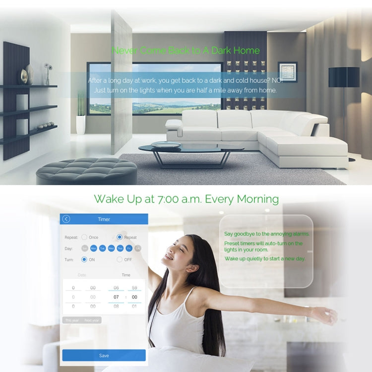 WS-EU-01 Interrupteur mural intelligent EWeLink avec commande tactile et panneau en verre trempé 2A, 1 Gang, CA 90V-250V, prise UE