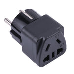 Adaptateur secteur universel portable à cinq trous WK vers prise EU, WK vers EU, WK vers UK