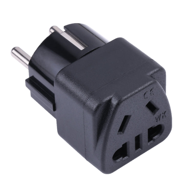 Adaptateur secteur universel portable à cinq trous WK vers prise EU, WK vers EU, WK vers UK
