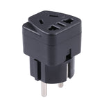 Adaptateur secteur universel portable à cinq trous WK vers prise EU, WK vers EU, WK vers UK
