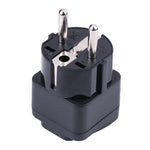 Adaptateur secteur universel portable à cinq trous WK vers prise EU, WK vers EU, WK vers UK