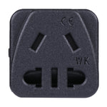 Adaptateur secteur universel portable à cinq trous WK vers prise EU, WK vers EU, WK vers UK