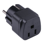 Adaptateur secteur portable à trois trous US vers UK, US vers EU, US vers UK