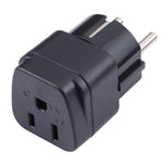 Adaptateur secteur portable à trois trous US vers UK, US vers EU, US vers UK