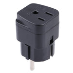 Adaptateur secteur portable à trois trous US vers UK, US vers EU, US vers UK