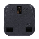 Adaptateur secteur portable à prise trois broches UK vers US & Mexique, UK vers US