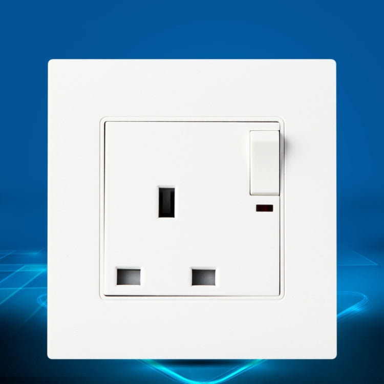 Prise d'Alimentation PC Type 86 13A à Trois Trous avec Interrupteur Lumineux, Prise UK