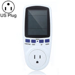 Compteur d'énergie à affichage LCD AC 120V 60Hz Max 15A, watt, ampères, volt, moniteur d'utilisation électrique, prise US, AC 120V prise US