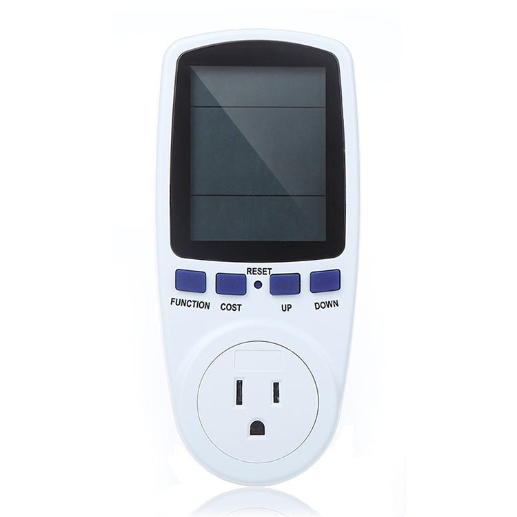 Compteur d'énergie à affichage LCD AC 120V 60Hz Max 15A, watt, ampères, volt, moniteur d'utilisation électrique, prise US, AC 120V prise US
