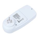 Compteur d'énergie à affichage LCD AC 120V 60Hz Max 15A, watt, ampères, volt, moniteur d'utilisation électrique, prise US, AC 120V prise US