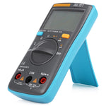 Multimètre numérique portable ZT98 CAT III 600V 2000 comptes avec rétroéclairage, testeur de courant AC/DC, tension, écran LCD et support, ZT98