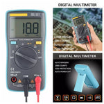 Multimètre numérique portable ZT98 CAT III 600V 2000 comptes avec rétroéclairage, testeur de courant AC/DC, tension, écran LCD et support, ZT98