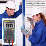 Multimètre numérique portable ZT98 CAT III 600V 2000 comptes avec rétroéclairage, testeur de courant AC/DC, tension, écran LCD et support, ZT98